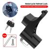 Universal Motorcycle Helmet Lock Metal Motorcycle Bike Handlebar Helmet Anti-theft Safety Lock Accessories
