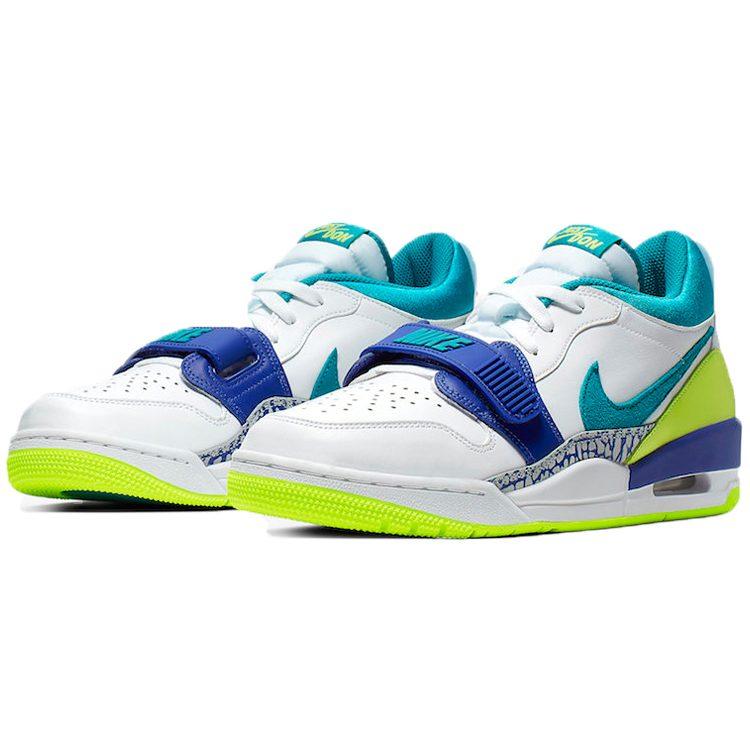 Jordan Legacy 312 Low Ultramarine Neon Yellow Aquamarine CD7069-103