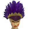 Adjustable Chief Headdress Hair Band Carnival Costume Headwear Feather Headdress  Halloween
