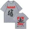 Рубашка G59 Графический принт Мужская футболка Merch American Hip Hop O-Neck Повседневная унисекс с коротким рукавом Рубашки Топы Футболка