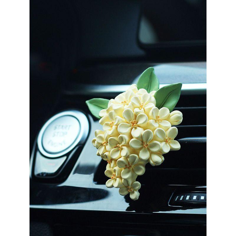 Osmanthus Car Aromatherapy Car Air Conditioning Air Outlet Car Perfume Decoration Decoration Fragrant Stone Flower Car Accessories