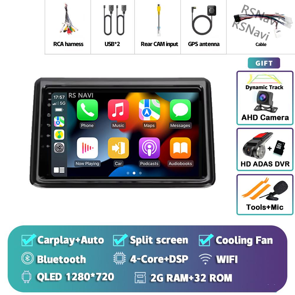 Android 14 Carplay Auto For Toyota Noah 2014 - 2020 Car Radio Player Multimedia stereo Navigation 360 Camera Head Unit AI Voice