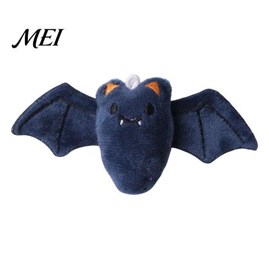 Plush Halloween Pet Toy Theme Cat Toy, Soft Ghost Bat Pumpkin Cute Bite-resistant Stuffed Chew for Indoor Cats Boredom Relief Holiday Photography