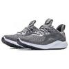 adidas AlphaBounce Скользкие Устойчивые к истиранию Низкие Повседневные Беговые Кроссовки Женские Серые BW1194