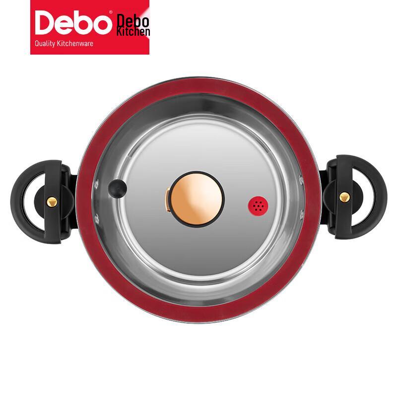 Антипригарная кастрюля с микро-давлением из нержавеющей стали Debo 304