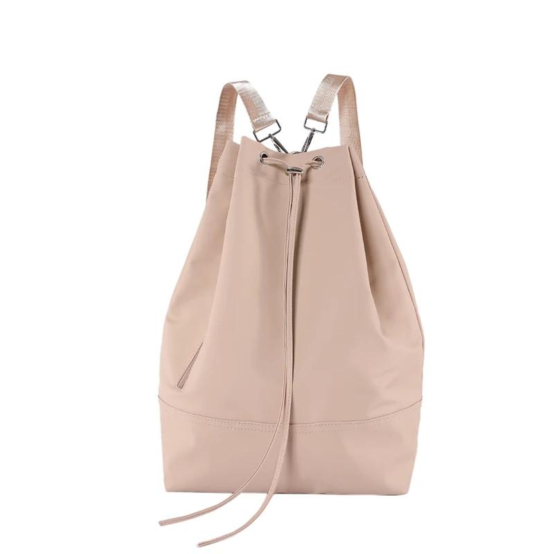 Однотонный женский рюкзак со шнуром Oxford, большая вместительная повседневная сумка, элегантный рюкзак для поездок на работу, высокое качество