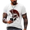 Vintage Men's T Shirt 3d Sparta Print Short Sleeve Tops Summer Street Hip Hop T-shirts For Men Oversized Tee Shirt Man Clothing