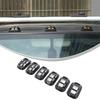 ABS Глянцевый Черный Для Hummer H2 2003-2009 Автомобиль Передняя Задняя Потолочная Фара Защитная Сетчатая Крышка Декоративные Аксессуары