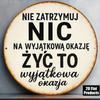 Винтажная металлическая настенная табличка с цитатой о жизни, декор для гостиной