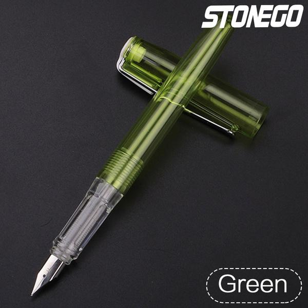 STONEGO Цветные Прозрачные Ручки Студенческая Положительная Поза Перо Ручка Офисная Ручка