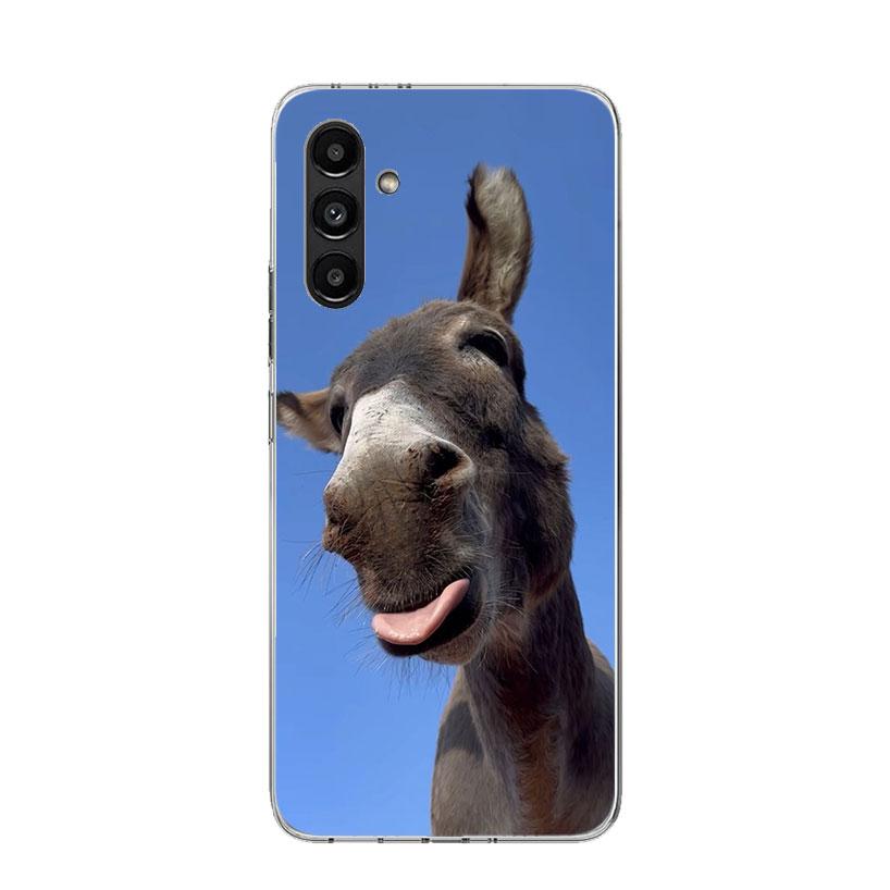 Funny Donkey Phone Case For Samsung Galaxy A13 A14 A15 A16 A17 A53 A54 A55 A56 A33 A34 A35 A36 A23 A24 A25 A26 A05S A04S