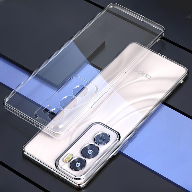 Гальванический чехол для телефона Oppo Reno12 Pro, мягкий силиконовый чехол из ТПУ для OPPO RENO Reno 12 12Pro RENO12, защитный чехол для объектива