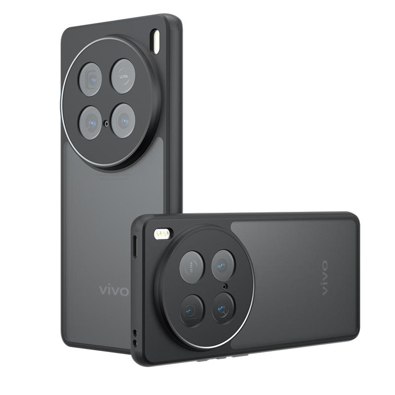 Чехол для VIVO X100 Ultra X100 S Pro Роскошный акриловый матовый прозрачный жесткий чехол для ПК-телефона VIVO X 100 Ultra X90s X90 Pro Plus Противоударный бампер