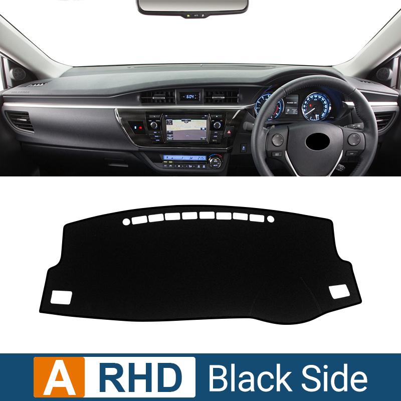 Автомобильные аксессуары для Toyota Corolla E180 2014 2015 2016 2017 2018 Чехол на приборную панель, избегайте попадания света, коврик с защитой от ультрафиолета, нескользящий