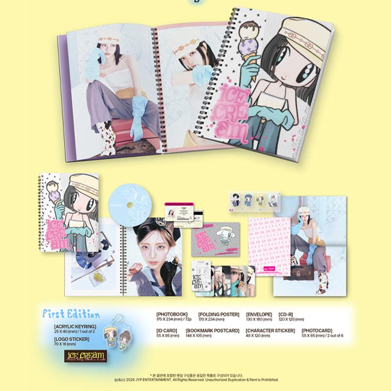 ЮНА (ITZY) – Фотоальбом «Мороженое» Вер. (А/Б Вер.)