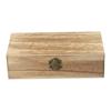Rectangular Wooden Storage Box For Store Tea, Coffee Beans And Decorate Home Retro Buckle Wooden Box 20 X 10 X 6 Cm