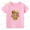Cartoon Bely y Beto Tshirt Girl pink T Shirt summer Tops tee Kids Clothes T Shirts Girls T-shirts children Short Sleeve
