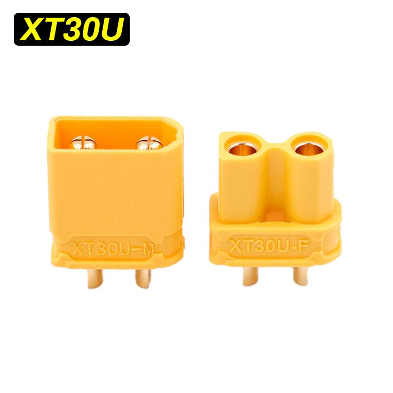 Разъемы для проводов и кабелей XT30/XT30U/MR30, штекеры и адаптеры с изоляцией, защитный колпачок для автомобильной, авиационной, RC батареи
