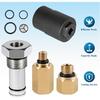 Bonbo 6.0 IPR Valve Socket & Oil Rail Adapters Kit & 6.0 High Pressure Oil Pump IPR Valve Air Test Fitting Tool With Seal Kit, Fits For Ford 6.0L