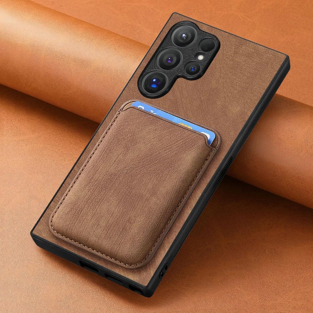 Съемный магнитный чехол 2 в 1 с держателем для карт для Samsung Galaxy S23 FE S24 S22 Ultra Plus A25 A35 A15 A05 A05S