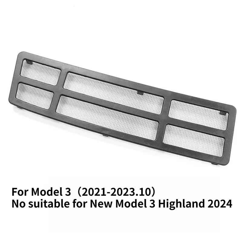For Tesla Model 3 Model 3+ Highland 2025 Insect-proof Air Flow Vent Cover Trim Anti-Blocking Prevention Intake Cover Accessories