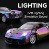 1:24 Pagani Huayra Dinastia 720s Miniature Sportscar Model Diecast Alloy Toys Doors Opened Sound Light Pull Back Vehice Boy Gift