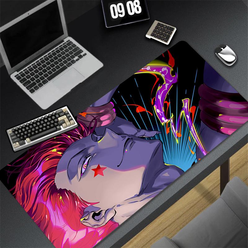 Computer Gaming Accessories Mousepad Office PC Mouse Pad Keyboard Pad Hhunter x Hhunter Hisoka Desk Decoracion Anime Desk Mat