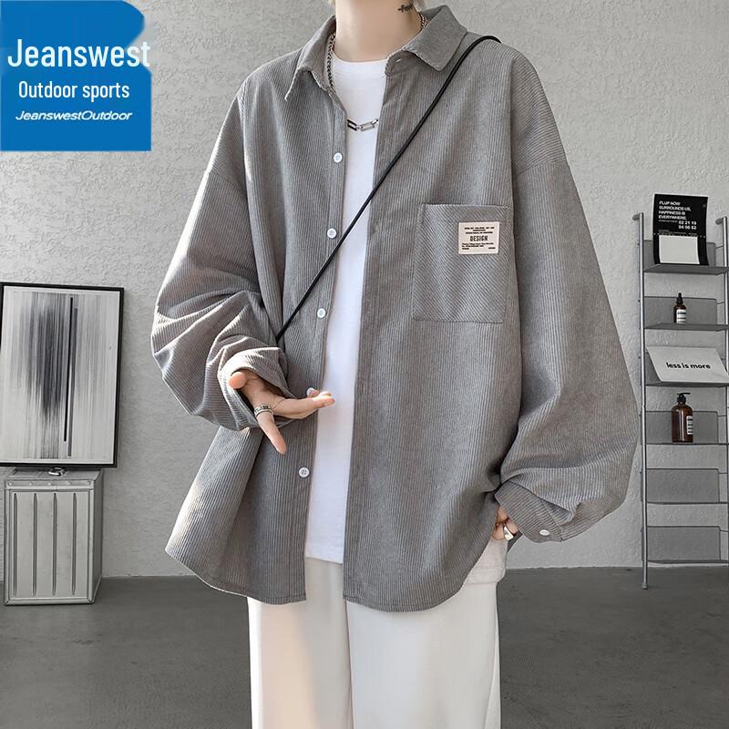 Мужская повседневная рубашка с длинным рукавом Jeanswest для активного отдыха