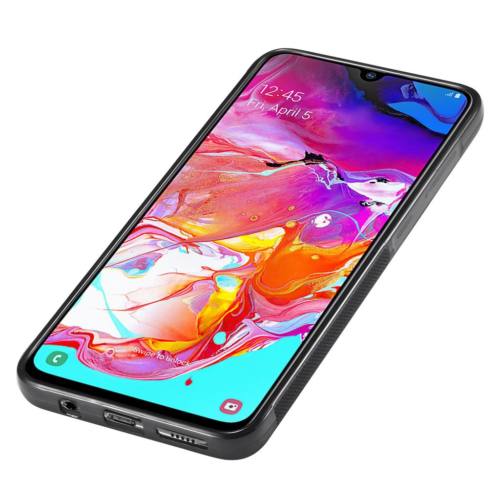 LC.IMEEKE Для Samsung Galaxy A50/A50s/A30s Чехол для телефона Карбоновое сращивание Кожа+ТПУ+ЭВА Чехол