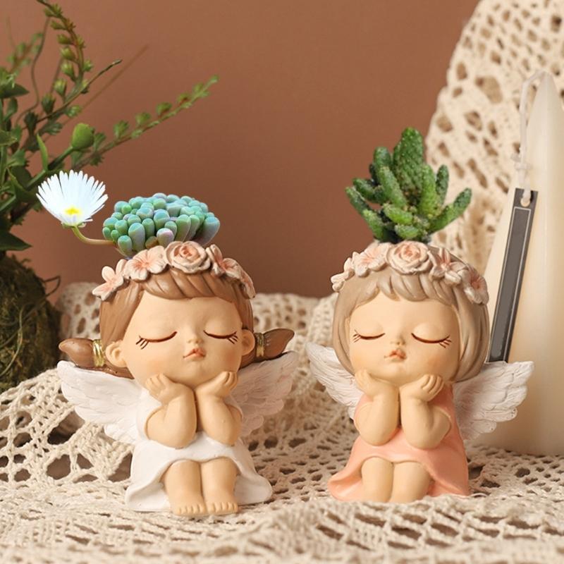 Силиконовая форма для цветочного горшка, бетонная цементная форма для горшка для растений, форма для цветочного горшка, форма для эпоксидной смолы, держатель для кистей для макияжа, форма-органайзер