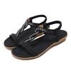 Summer Shoes Sale Summer Women'S Open-Toe Sandals Bohemian Rhinestone Flat Elastic Band Beach Shoe Tenis De Mujer