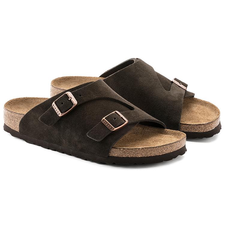 Birkenstock Zrich Мягкая стелька Замша Кожа Узкий крой 'Мокко' 1009531