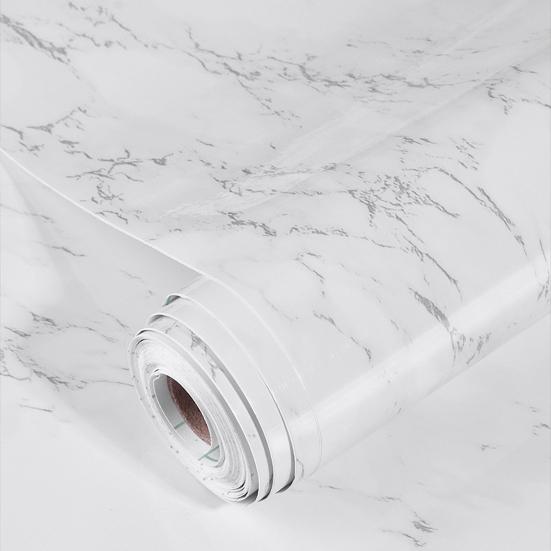 Наклейки на кухонную столешницу с мраморным узором, на полки шкафов, на ящики, самоклеящиеся, водонепроницаемые