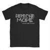 Мужские футболки Depeche Mode, Футболки для живых выступлений, Повседневные футболки, Футболка с коротким рукавом и круглым вырезом, 100% хлопок, 6XL, Топы
