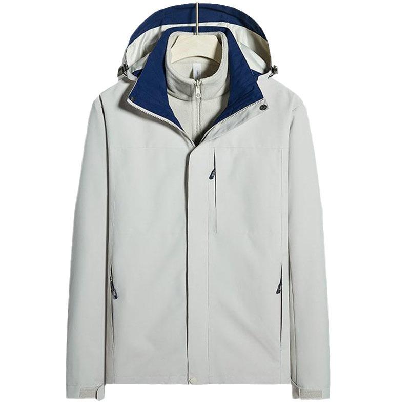 Куртка штормовая Duke с тремя степенями защиты и съемным внутренним слоем – Хлопковая куртка с логотипом на заказ, модная, для активного отдыха, альпинизма и велоспорта