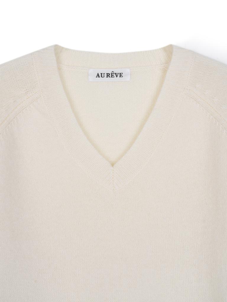 Ohebeu Madeleine V-Neck Pullover Ecru