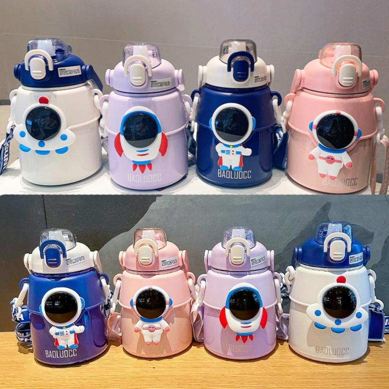 Стильная термокружка Hseen для детей, портативный термос, внутренняя часть из нержавеющей стали 316, внешняя часть из нержавеющей стали 304, вместимость 850 мл