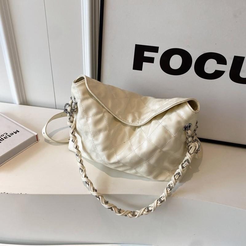 IELGY Women's Vintage Folded Premium Underarm Bag, Fashion Travel Bag, Large Capacity Shoulder Bag