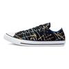 Converse Chuck Taylor All Star Удобные низкие парусиновые кеды Унисекс Черные Желтые 170810C