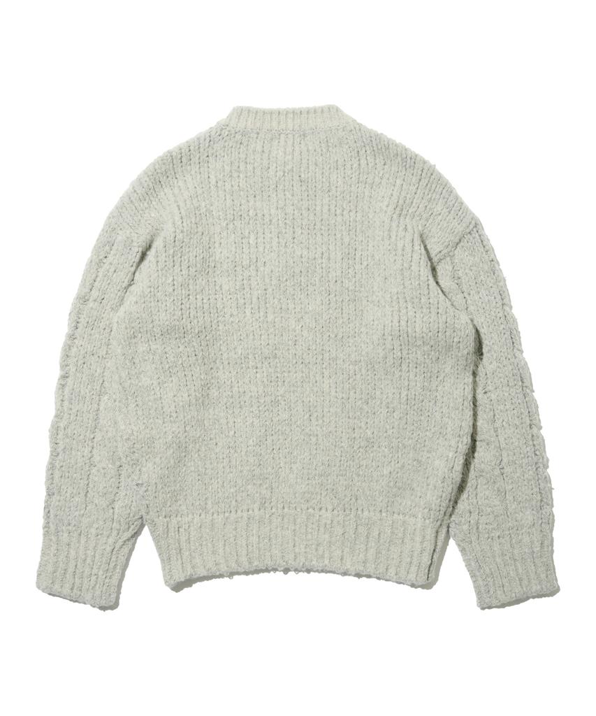 OTHERFITS Альпака Хенли Вязаный (Серый)