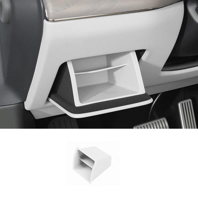 For Zeekr 8X 2026 Silicone Storage Box Under Driver's Seat Interior Decorative Accessories