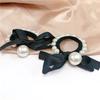 Fashion Woman Big Pearl Hair Ties Korean Style Hairband Scrunchies Girls Ponytail Holders Rubber Band Hair Accessories