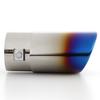 Multi-functional Burnt Color Stainless Steel Car Exhaust Tip Practical Durable Muffler Straight Tail Pipe Silencer