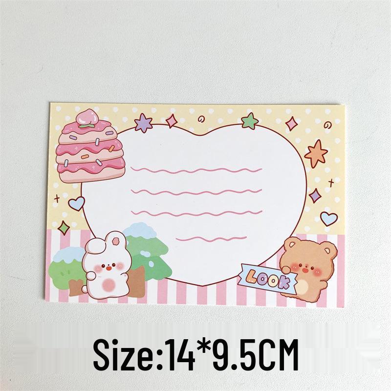 Exquisite Minimalist Christmas Cartoon Greeting Card - Creative Postcard for Birthday Blessings