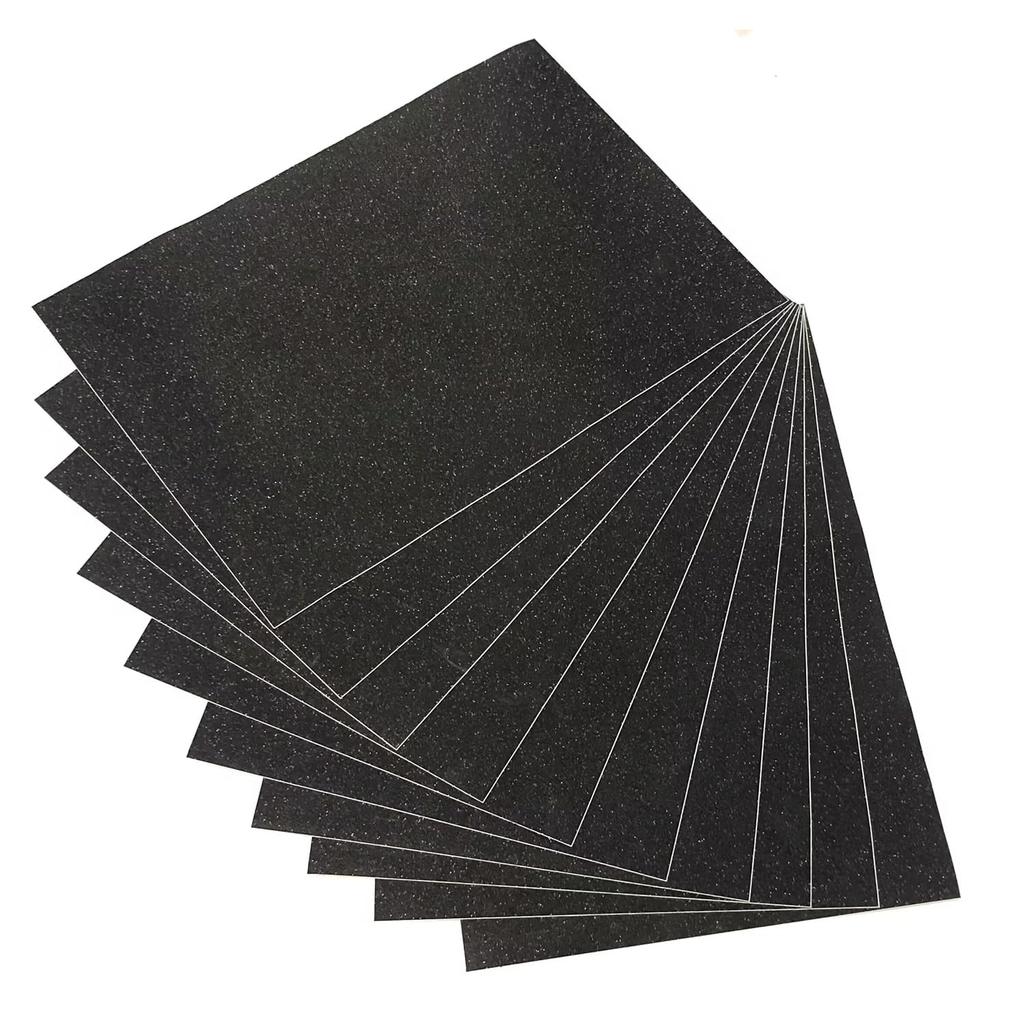 Аудиофил Глиттерная наклейка 10 листов А4 Флуоресцентные для Джамбо А4 Вырезать по своему Глиттерный болельщик Красочный Ручная работа Концерт Сделай сам Блестящий подарок Черный