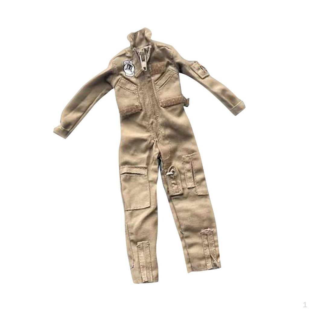 1:6 Action Figures Aviation Uniform 12" Soldier Jumpsuit Outfits Female Doll Clothes