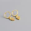Fashion Silver Jewelry Sets 925 Sterling Silver Moon Star Snake Dangle Earring Huggie Earrings Gold Plated Hoop Earrings Women