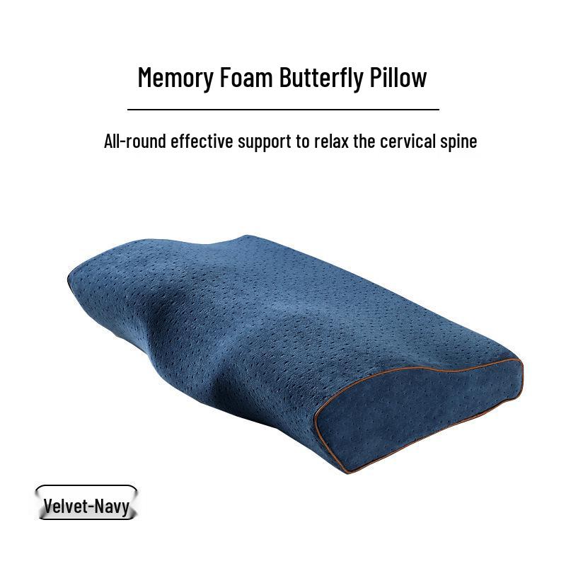 Подушка-бабочка с эффектом памяти - Поддержка шеи и шейного отдела позвоночника для трансграничного здравоохранения, помощь для сна