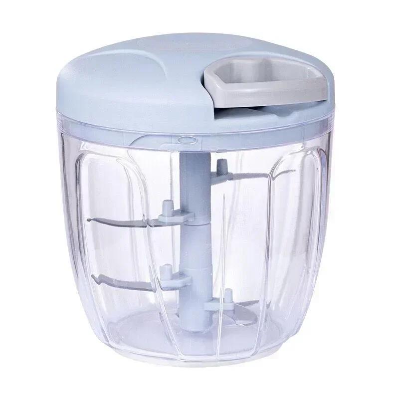 500/900ML Kitchen Cooking Accessories Mashed Vegetable Onion Chopper Manual Meat Grinder Garlic Mincer Juicer