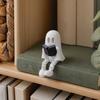 Фигурка призрака, читающего книгу, Милая 3D-печатная статуэтка призрака с подвижными суставами, Хэллоуинский мини-призрак, Декоративное украшение для книжной полки, Настольный декор